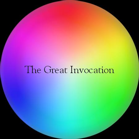 The Great Invocation on the Great Colour Wheel 