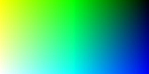 green cyan cycle tile - counter-clockwise cube, orientation 180 degrees